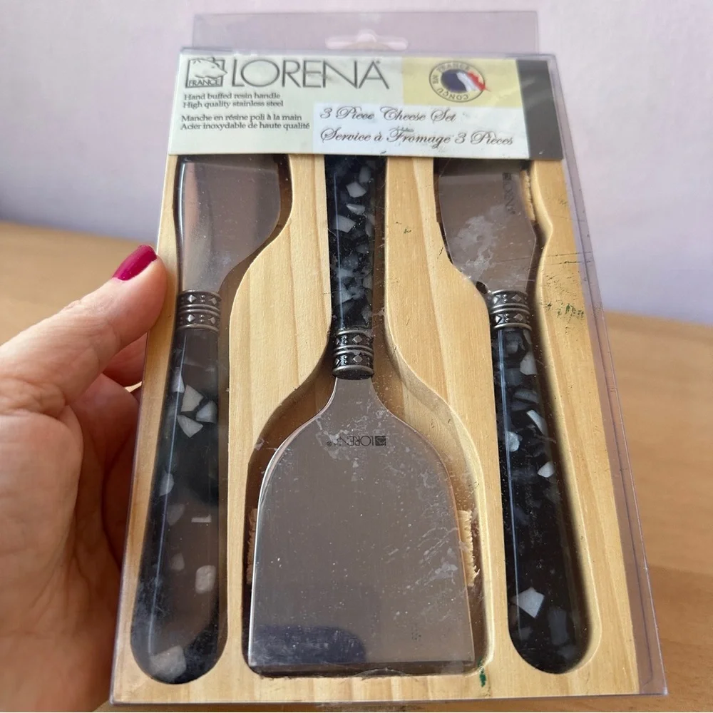 Lorena Brand New Cheese Board Serving Set 3 Pieces